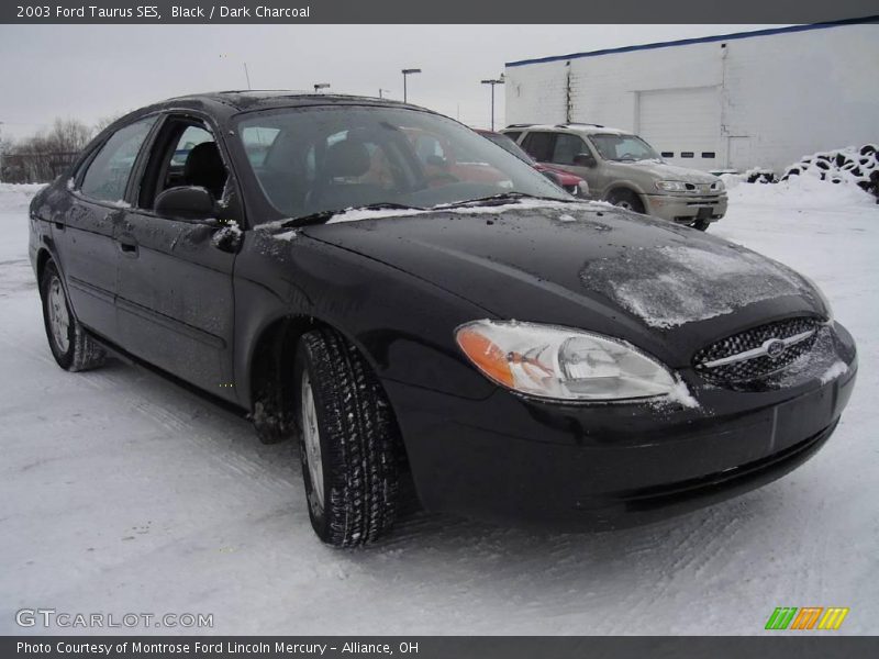 Black / Dark Charcoal 2003 Ford Taurus SES