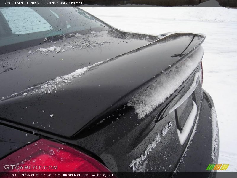 Black / Dark Charcoal 2003 Ford Taurus SES