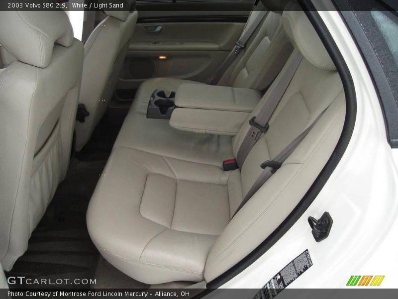 White / Light Sand 2003 Volvo S80 2.9