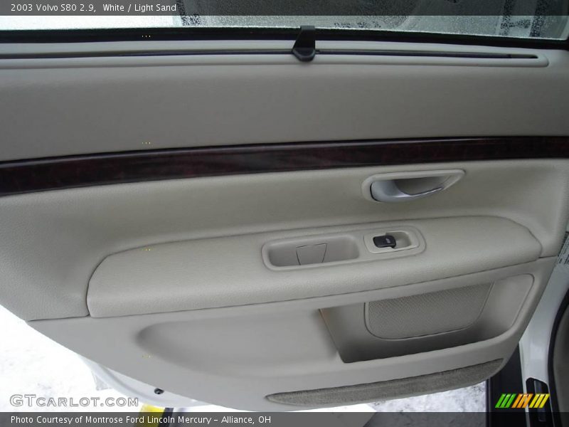 White / Light Sand 2003 Volvo S80 2.9