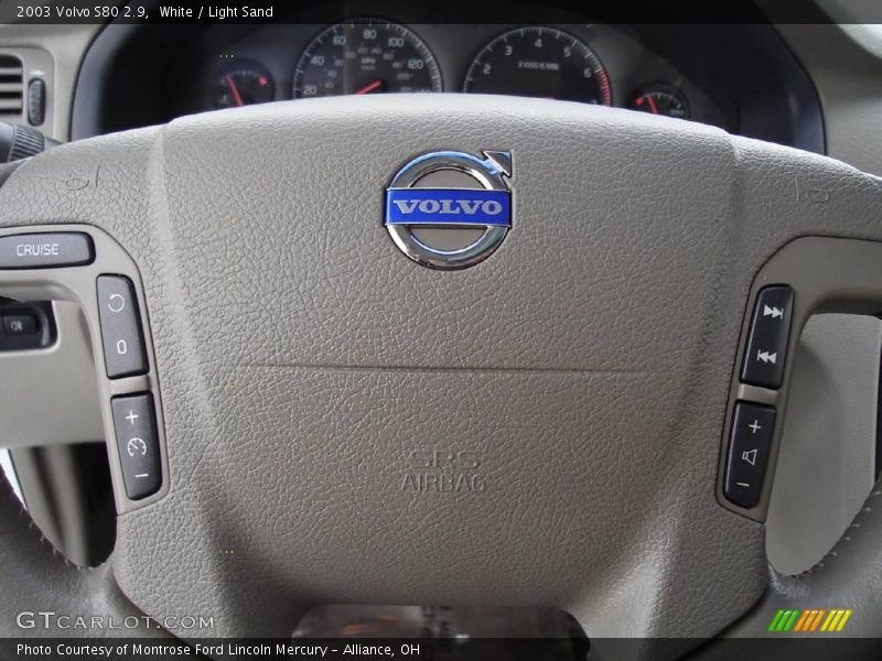 White / Light Sand 2003 Volvo S80 2.9