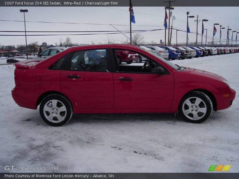 Infra-Red / Charcoal/Light Flint 2007 Ford Focus ZX4 SES Sedan