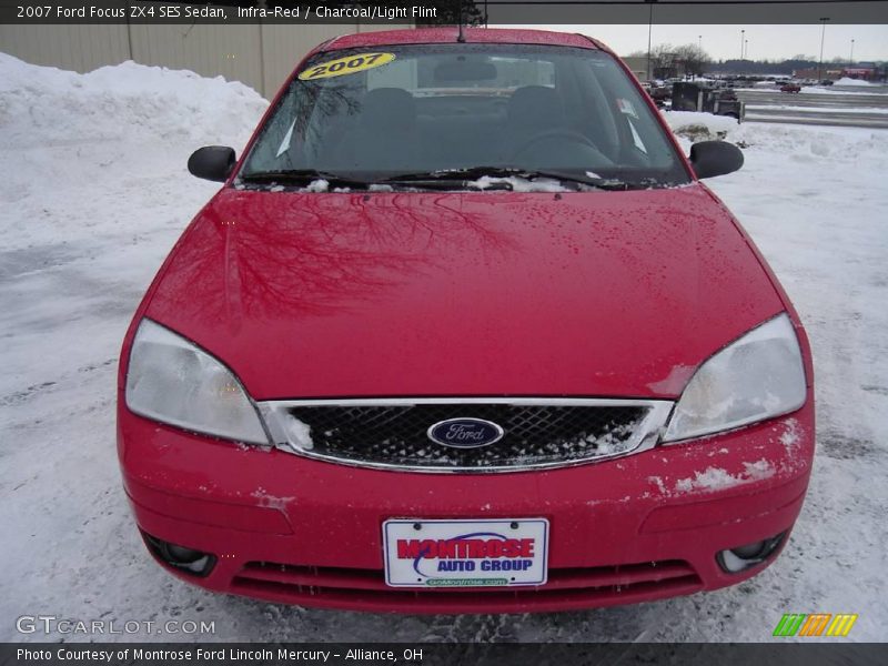 Infra-Red / Charcoal/Light Flint 2007 Ford Focus ZX4 SES Sedan