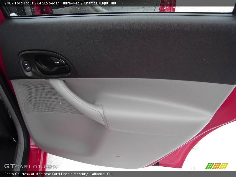 Infra-Red / Charcoal/Light Flint 2007 Ford Focus ZX4 SES Sedan