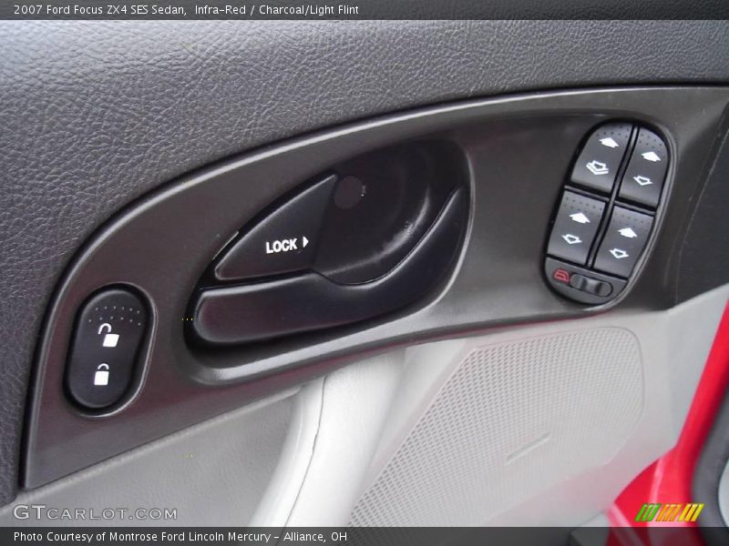 Infra-Red / Charcoal/Light Flint 2007 Ford Focus ZX4 SES Sedan
