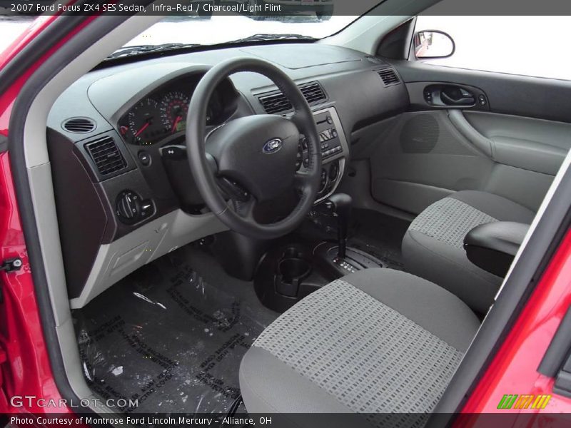 Infra-Red / Charcoal/Light Flint 2007 Ford Focus ZX4 SES Sedan