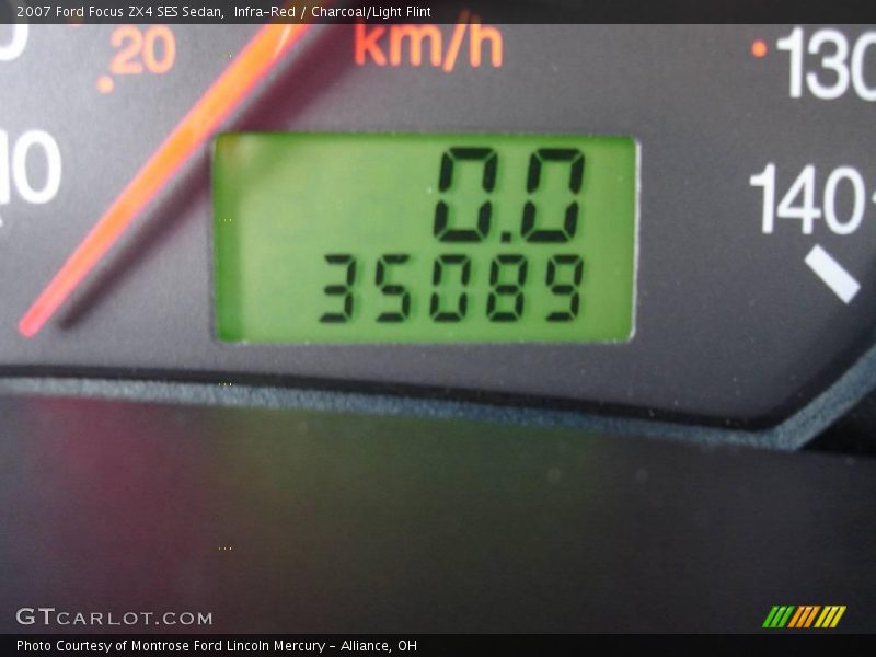 Infra-Red / Charcoal/Light Flint 2007 Ford Focus ZX4 SES Sedan