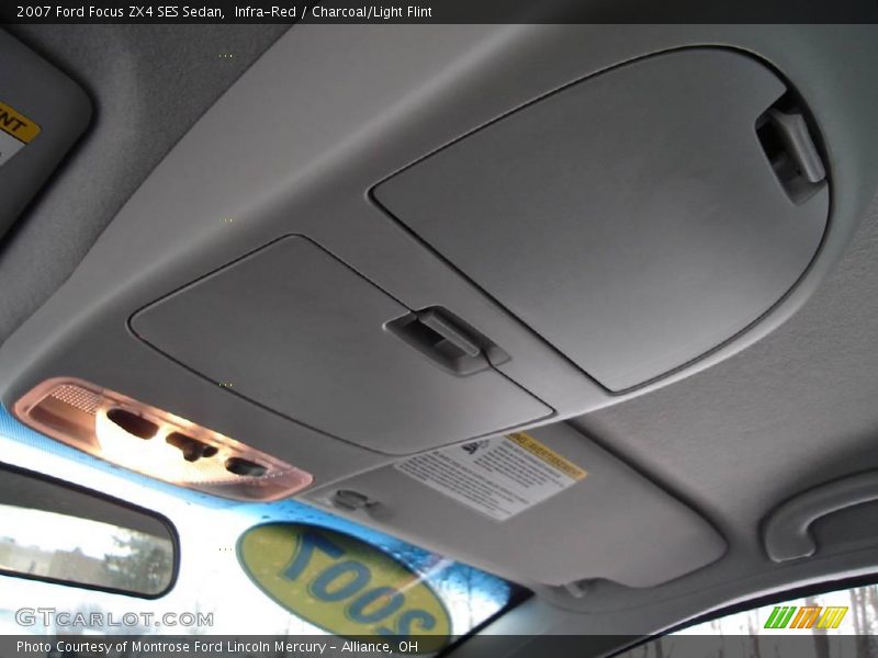 Infra-Red / Charcoal/Light Flint 2007 Ford Focus ZX4 SES Sedan