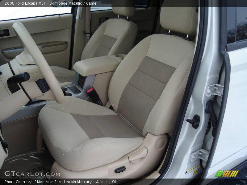 Light Sage Metallic / Camel 2008 Ford Escape XLT