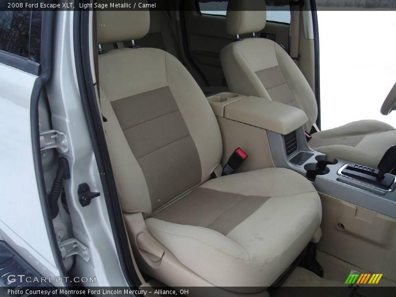Light Sage Metallic / Camel 2008 Ford Escape XLT