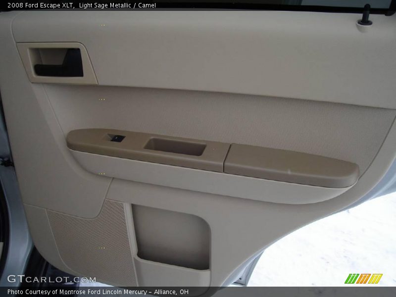 Light Sage Metallic / Camel 2008 Ford Escape XLT