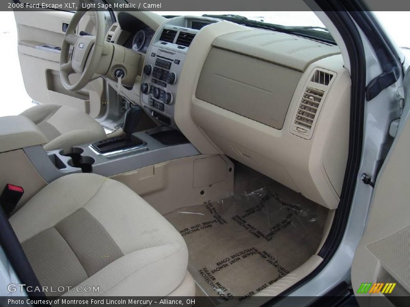 Light Sage Metallic / Camel 2008 Ford Escape XLT
