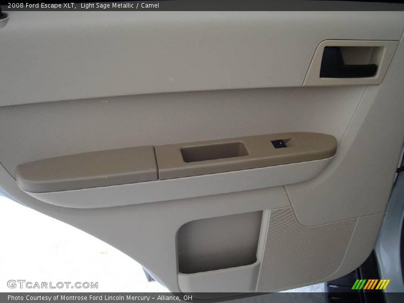 Light Sage Metallic / Camel 2008 Ford Escape XLT