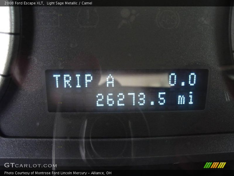 Light Sage Metallic / Camel 2008 Ford Escape XLT
