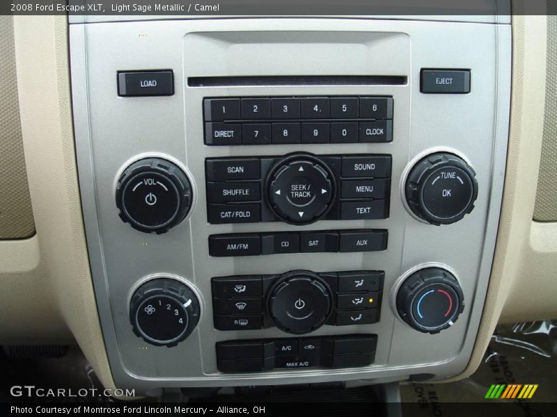 Light Sage Metallic / Camel 2008 Ford Escape XLT