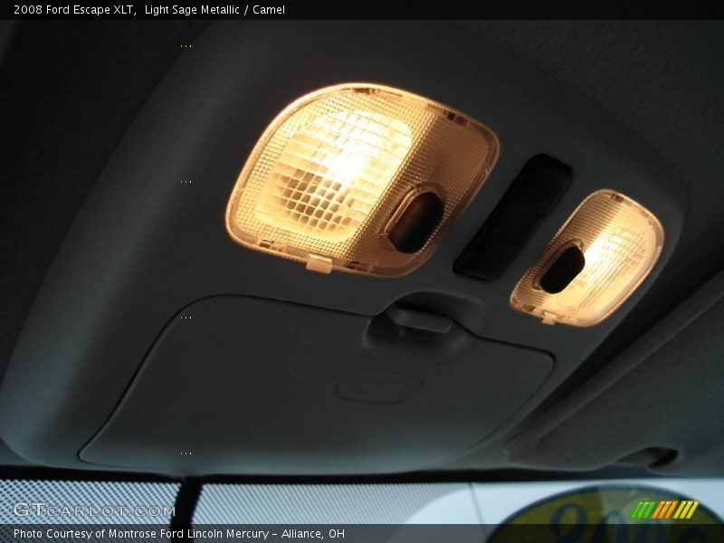 Light Sage Metallic / Camel 2008 Ford Escape XLT