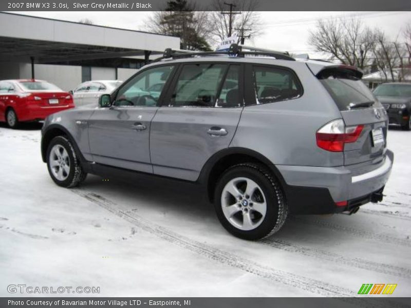 Silver Grey Metallic / Black 2007 BMW X3 3.0si