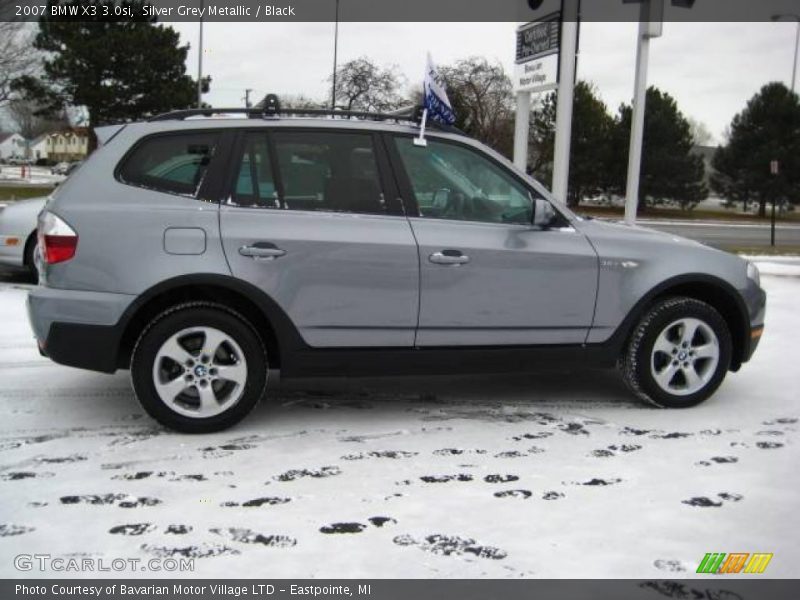 Silver Grey Metallic / Black 2007 BMW X3 3.0si