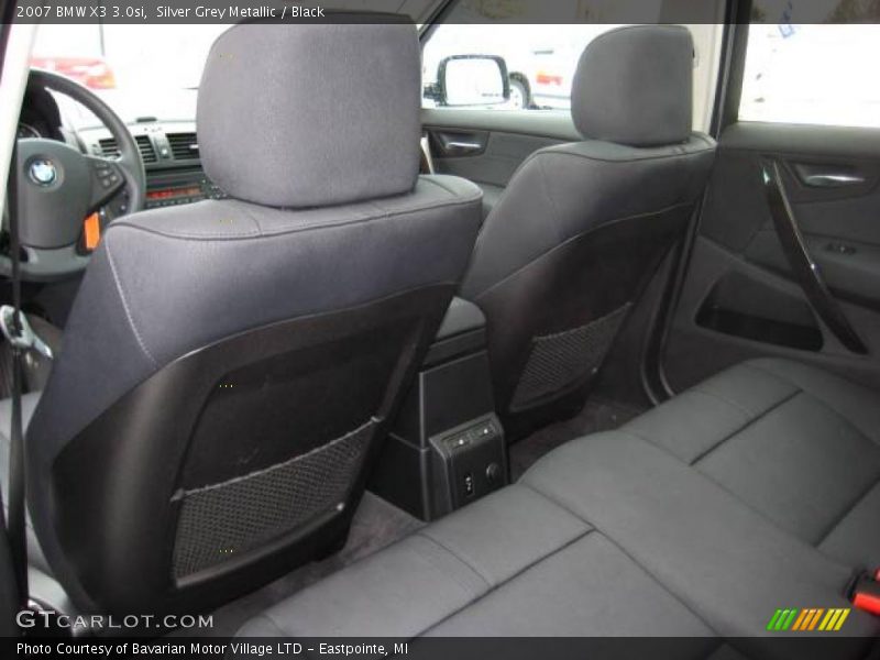 Silver Grey Metallic / Black 2007 BMW X3 3.0si