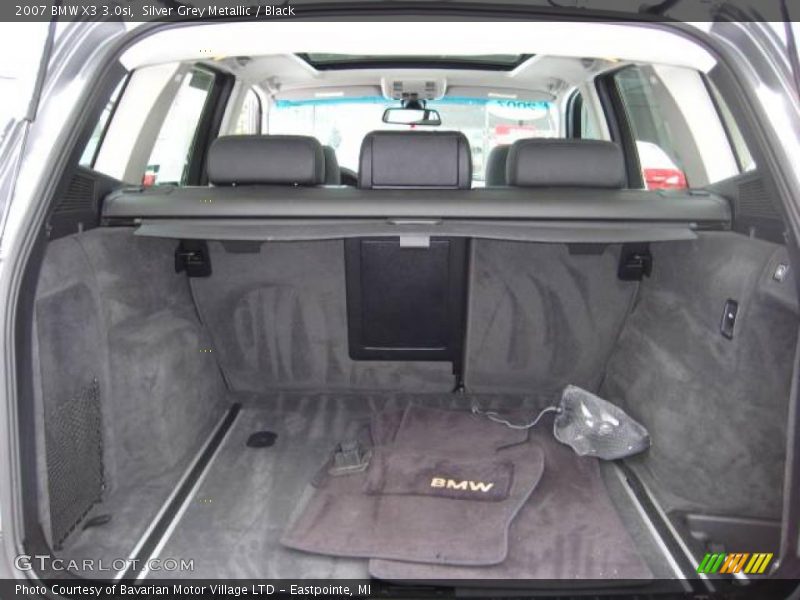 Silver Grey Metallic / Black 2007 BMW X3 3.0si