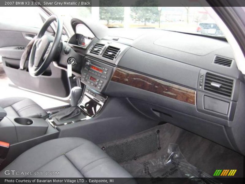 Silver Grey Metallic / Black 2007 BMW X3 3.0si