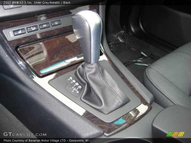 Silver Grey Metallic / Black 2007 BMW X3 3.0si