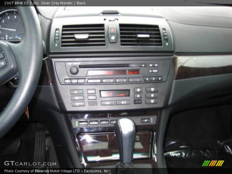 Silver Grey Metallic / Black 2007 BMW X3 3.0si