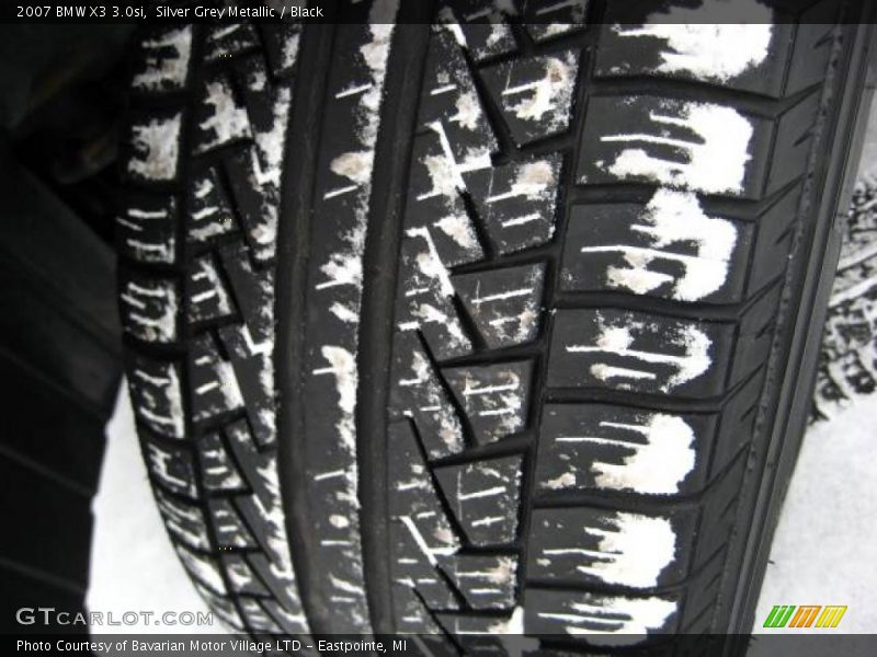 Silver Grey Metallic / Black 2007 BMW X3 3.0si