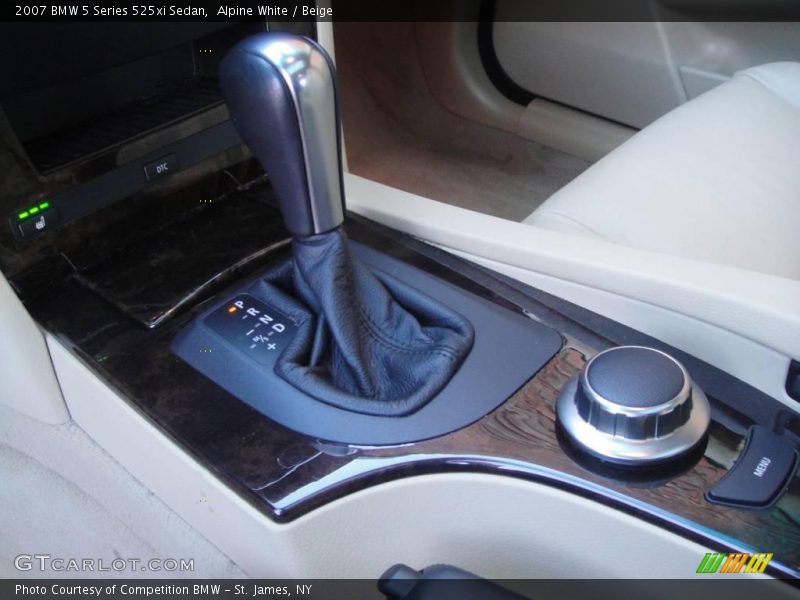 Alpine White / Beige 2007 BMW 5 Series 525xi Sedan