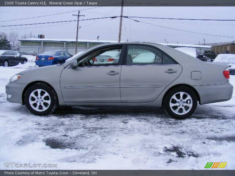 Mineral Green Opal / Taupe 2006 Toyota Camry XLE