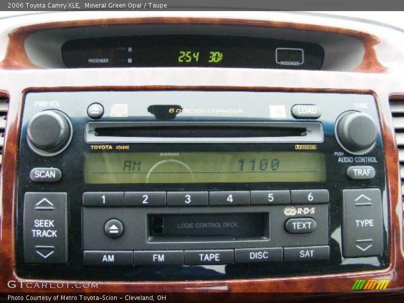 Mineral Green Opal / Taupe 2006 Toyota Camry XLE