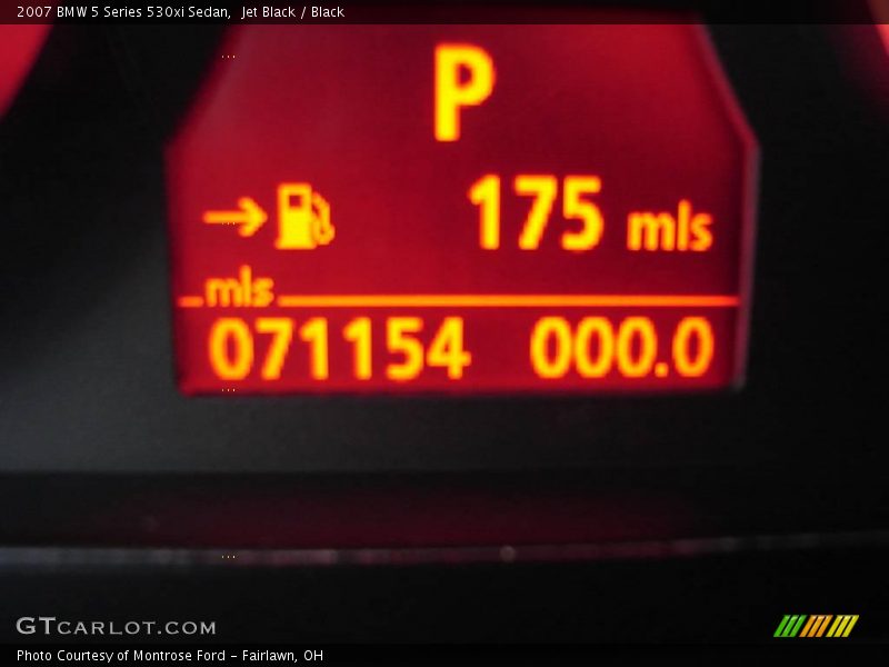 Jet Black / Black 2007 BMW 5 Series 530xi Sedan