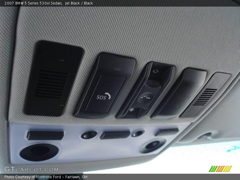 Jet Black / Black 2007 BMW 5 Series 530xi Sedan