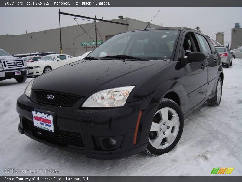 Pitch Black / Charcoal 2007 Ford Focus ZX5 SES Hatchback