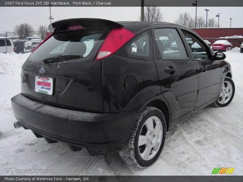 Pitch Black / Charcoal 2007 Ford Focus ZX5 SES Hatchback