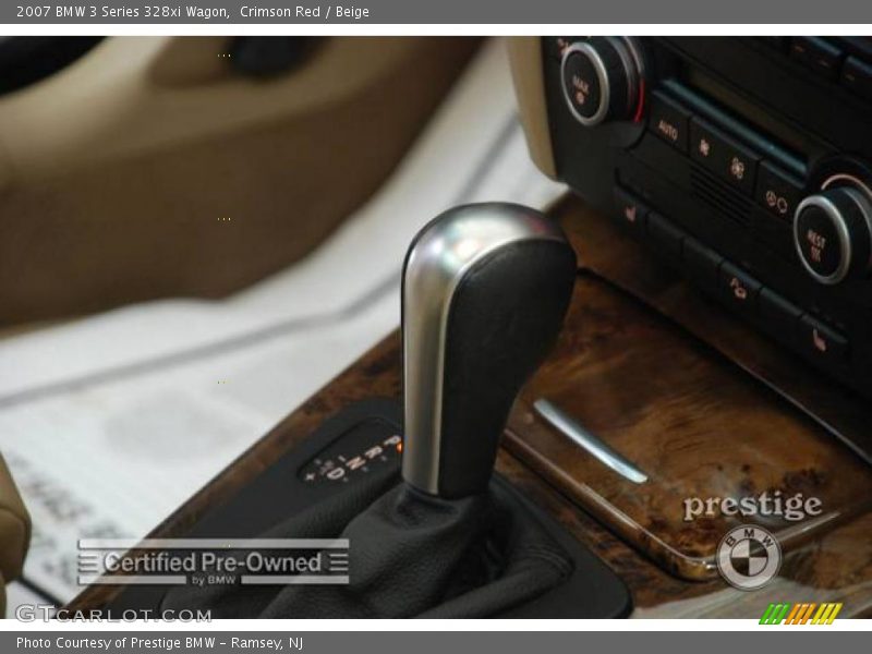 Crimson Red / Beige 2007 BMW 3 Series 328xi Wagon
