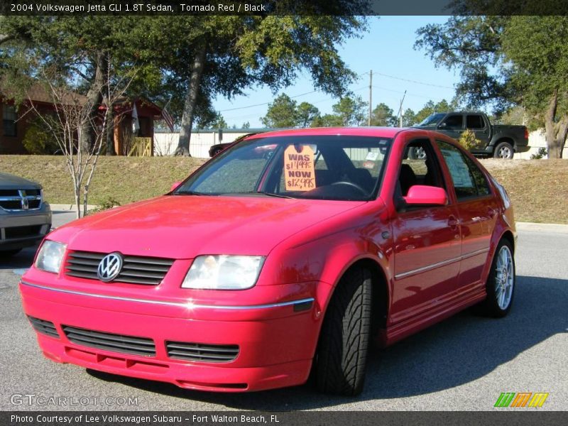 Tornado Red / Black 2004 Volkswagen Jetta GLI 1.8T Sedan