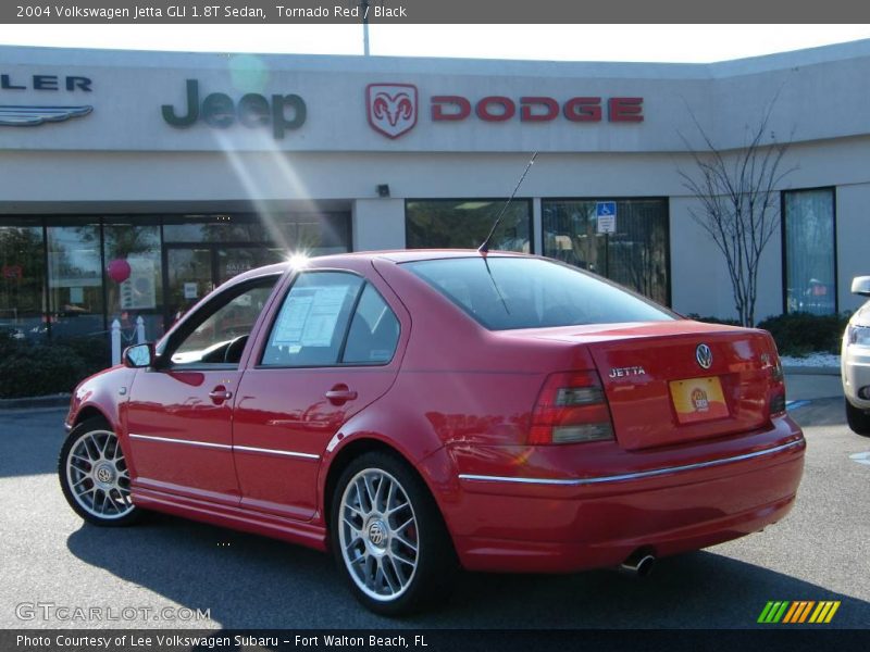 Tornado Red / Black 2004 Volkswagen Jetta GLI 1.8T Sedan