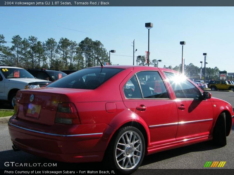 Tornado Red / Black 2004 Volkswagen Jetta GLI 1.8T Sedan
