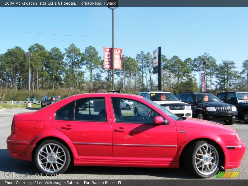 Tornado Red / Black 2004 Volkswagen Jetta GLI 1.8T Sedan