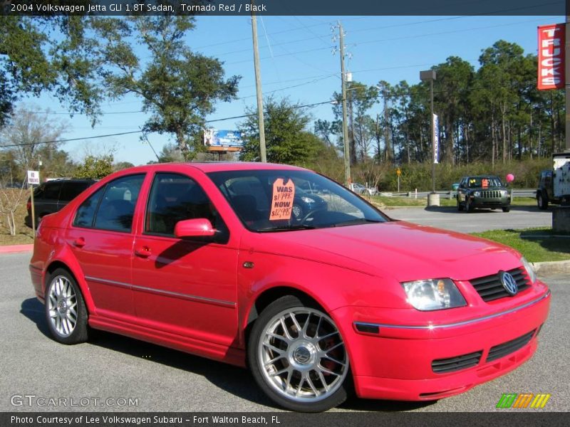 Tornado Red / Black 2004 Volkswagen Jetta GLI 1.8T Sedan