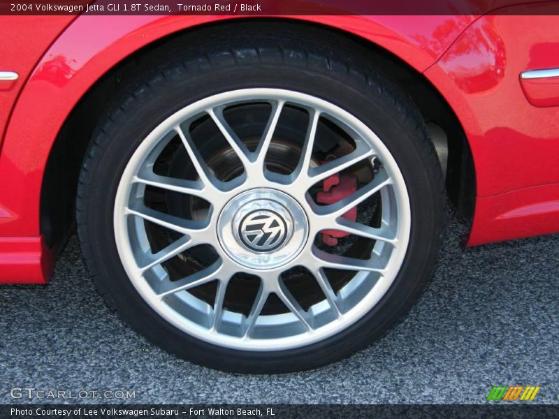 Tornado Red / Black 2004 Volkswagen Jetta GLI 1.8T Sedan