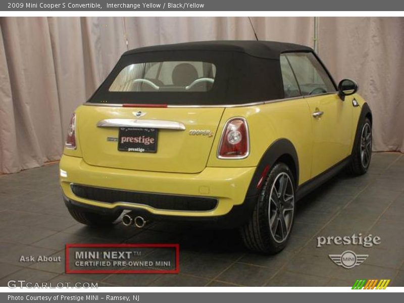 Interchange Yellow / Black/Yellow 2009 Mini Cooper S Convertible