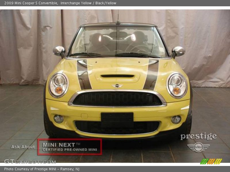 Interchange Yellow / Black/Yellow 2009 Mini Cooper S Convertible