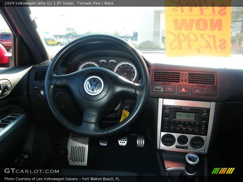 Tornado Red / Black 2004 Volkswagen Jetta GLI 1.8T Sedan