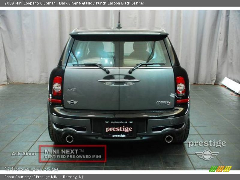 Dark Silver Metallic / Punch Carbon Black Leather 2009 Mini Cooper S Clubman