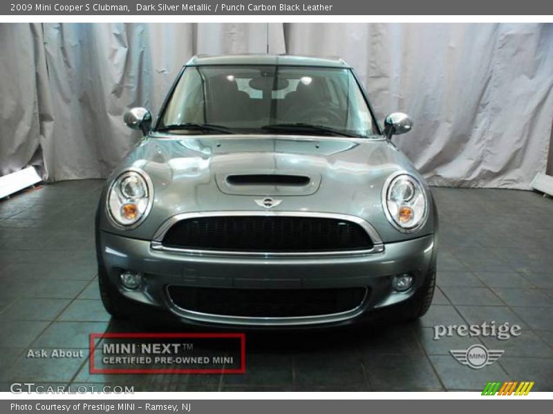 Dark Silver Metallic / Punch Carbon Black Leather 2009 Mini Cooper S Clubman