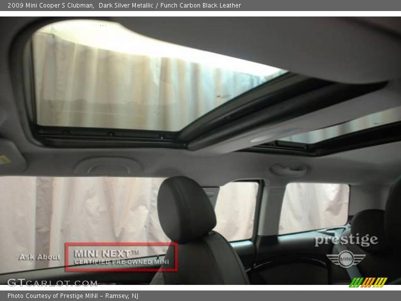 Dark Silver Metallic / Punch Carbon Black Leather 2009 Mini Cooper S Clubman