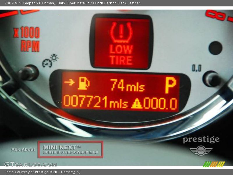 Dark Silver Metallic / Punch Carbon Black Leather 2009 Mini Cooper S Clubman