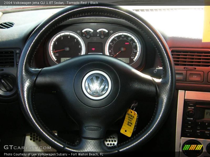 Tornado Red / Black 2004 Volkswagen Jetta GLI 1.8T Sedan